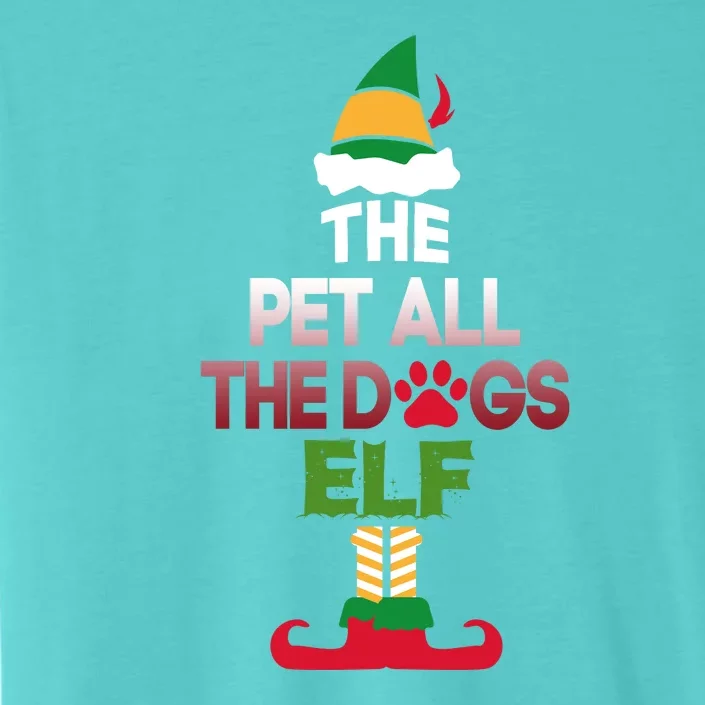 Pet All The Dogs Elf Matching Family Group Christmas Pajama ChromaSoft Performance T-Shirt