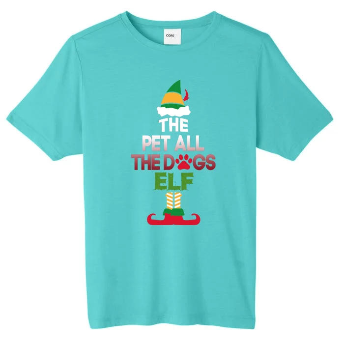 Pet All The Dogs Elf Matching Family Group Christmas Pajama ChromaSoft Performance T-Shirt