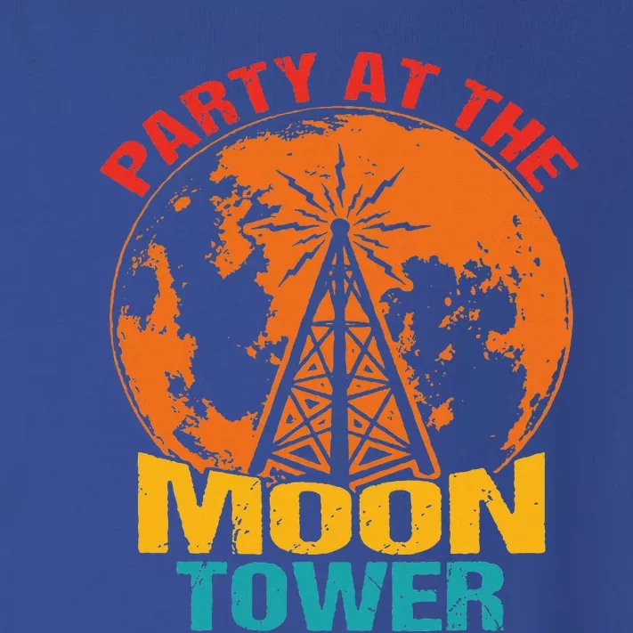 Party At The Moon Tower Toddler Long Sleeve Shirt