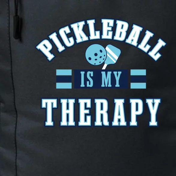 Pickleball As Therapy Ironic Saying Dinking Gift Daily Commute Backpack