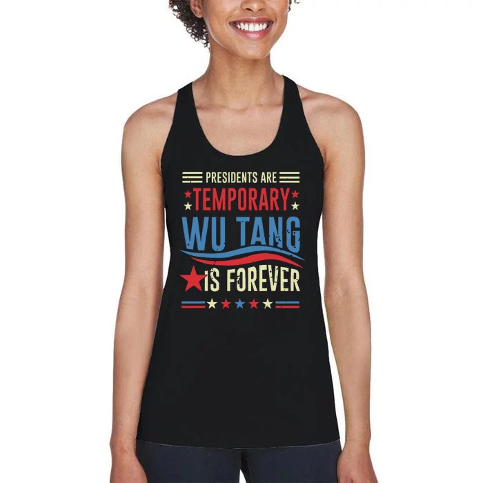 Presidents Are Temporary Forever 2024 Women's Racerback Tank