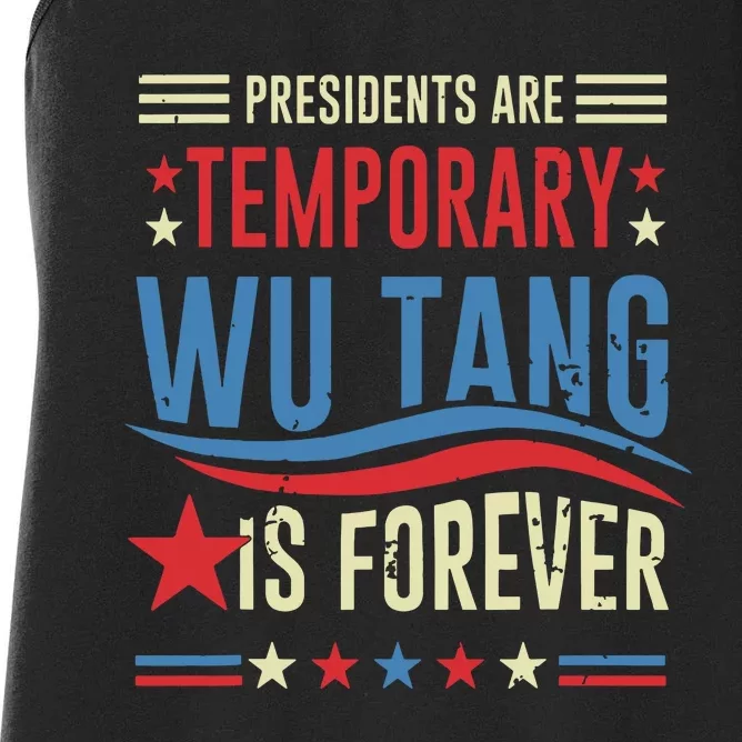 Presidents Are Temporary Forever 2024 Women's Racerback Tank