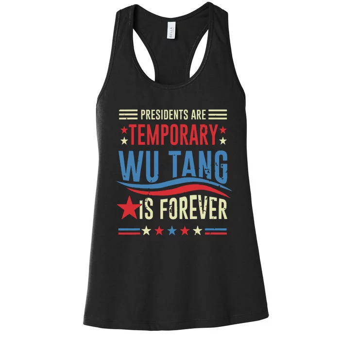 Presidents Are Temporary Forever 2024 Women's Racerback Tank