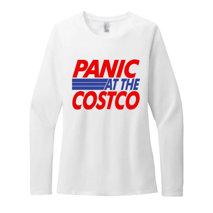 Panic At The Costco Funny Meme Womens CVC Long Sleeve Shirt