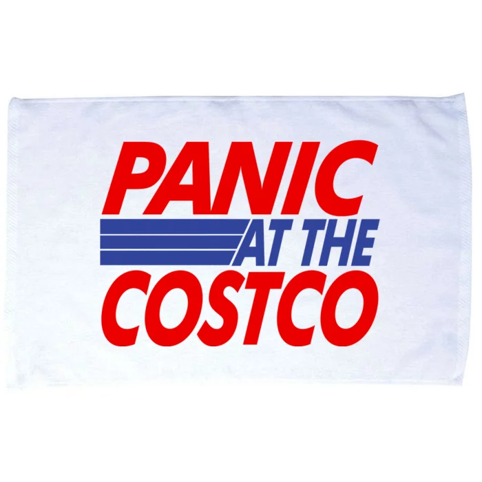 Panic At The Costco Funny Meme Microfiber Hand Towel