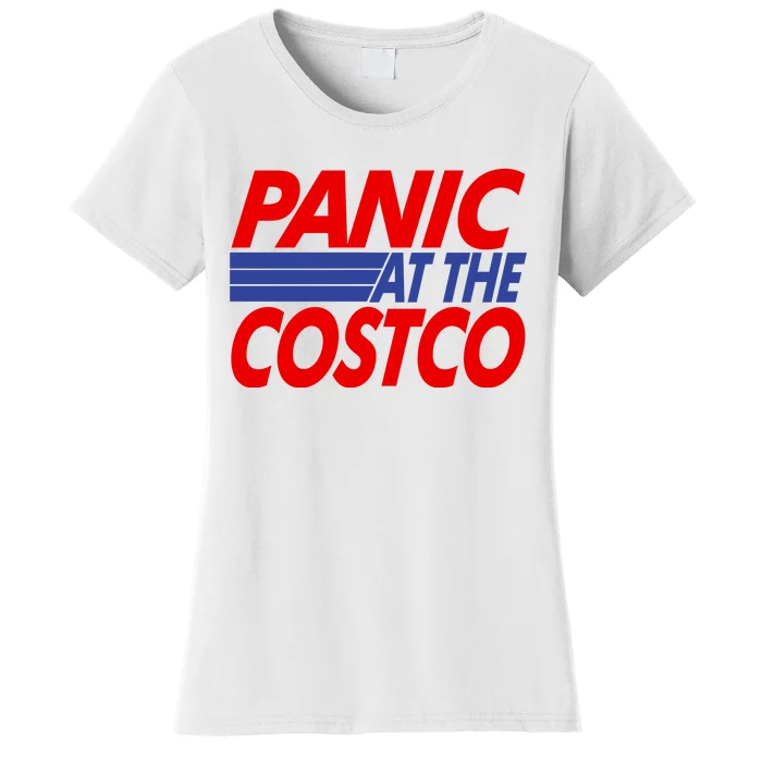 Panic At The Costco Funny Meme Women's T-Shirt