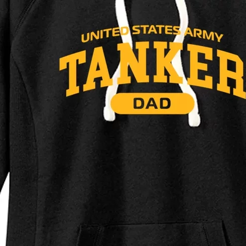 Proud Army Tanker Dad Gift Women's Fleece Hoodie