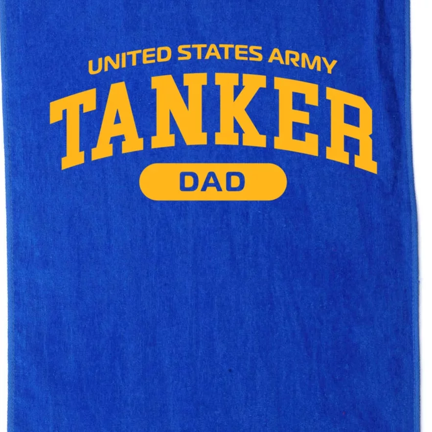 Proud Army Tanker Dad Gift Platinum Collection Golf Towel