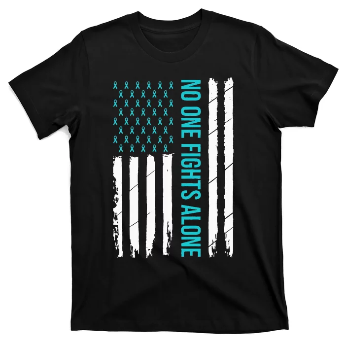 PTSD Awareness Teal Ribbon T-Shirt