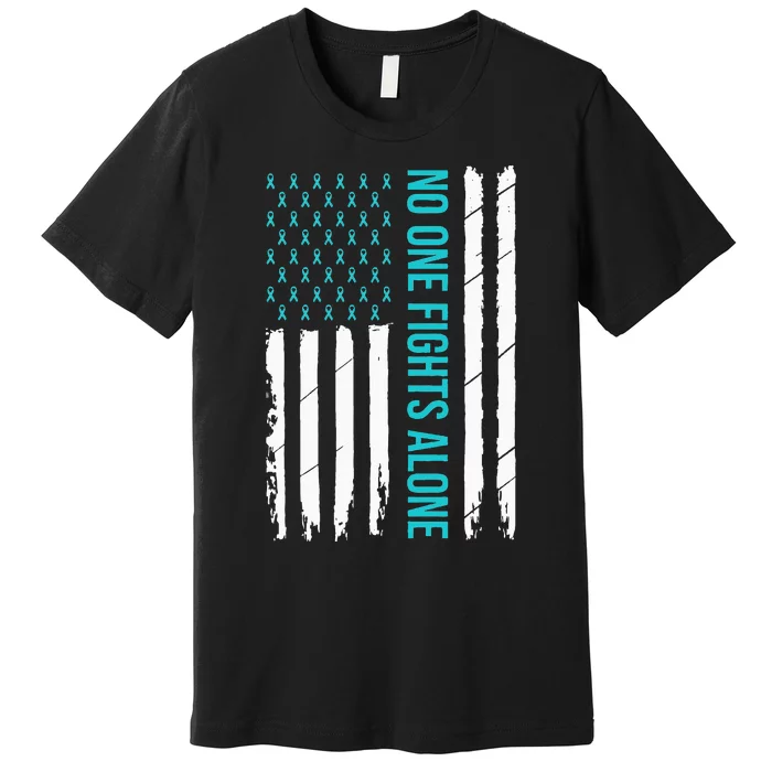 PTSD Awareness Teal Ribbon Premium T-Shirt