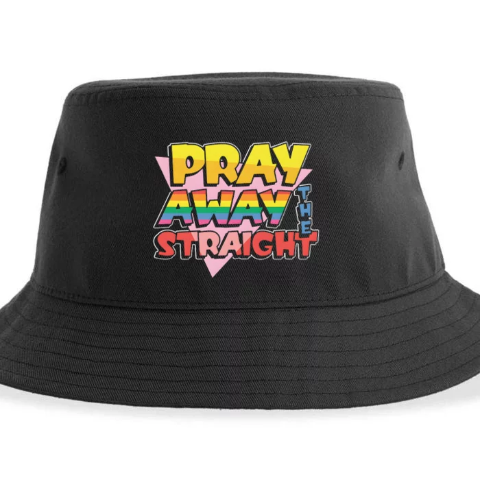 Pray Away The Straight Sustainable Bucket Hat