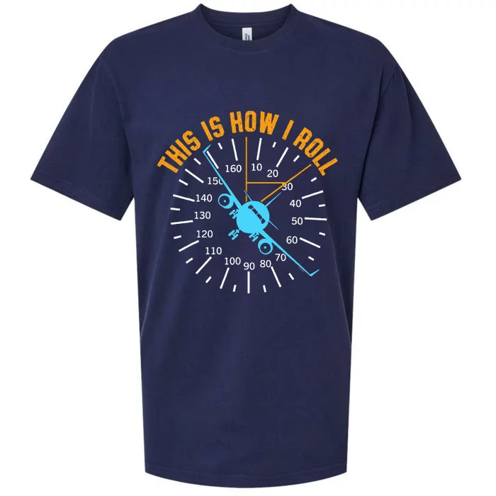 Pilot Aviation This Is How I Roll Airplane Sueded Cloud Jersey T-Shirt