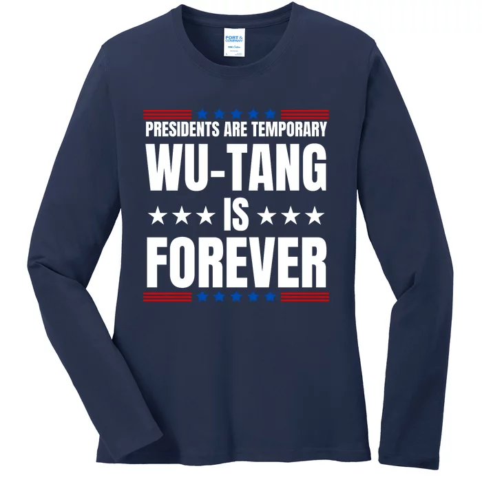 Presidents Are Temporary Wut Ang Is Forever 2024 Ladies Long Sleeve Shirt