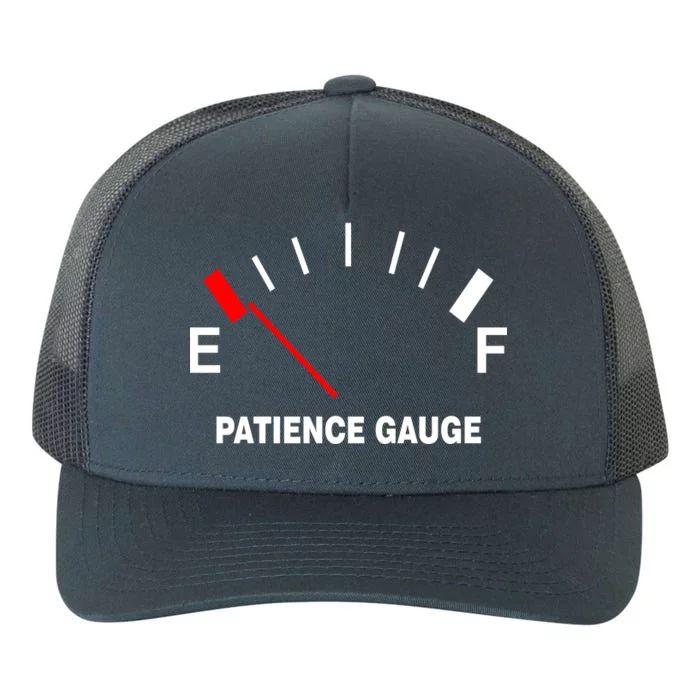 Patience Gauge Nearly Empty Yupoong Adult 5-Panel Trucker Hat