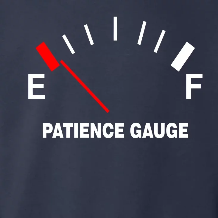 Patience Gauge Nearly Empty Toddler Hoodie