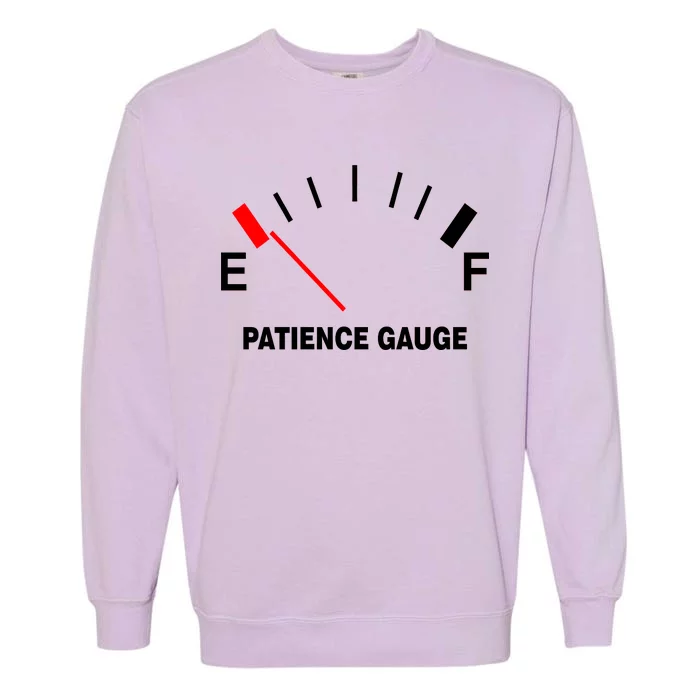 Patience Gauge Nearly Empty Garment-Dyed Sweatshirt