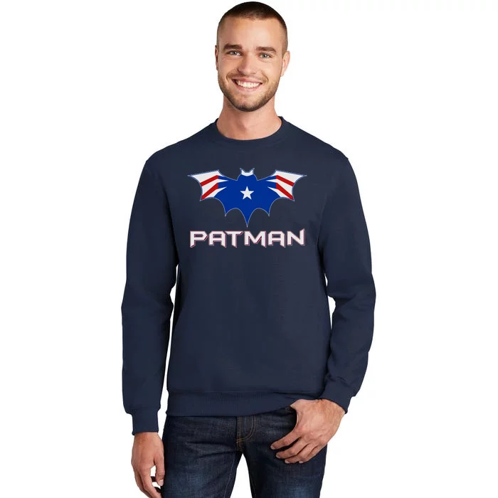 Patman New England Football Batman Logo Sweatshirt