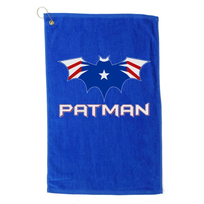 Patman New England Football Batman Logo Platinum Collection Golf Towel