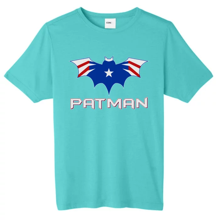 Patman New England Football Batman Logo ChromaSoft Performance T-Shirt