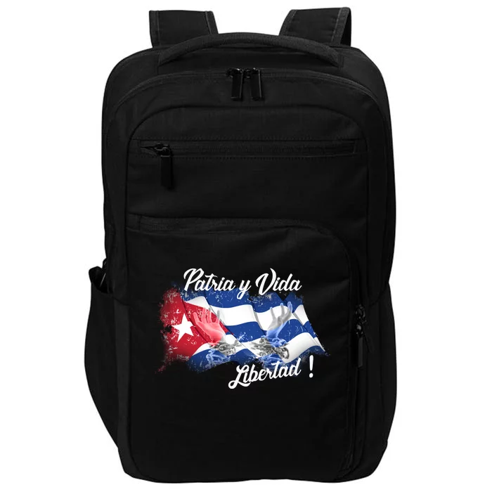 Patria Vida Libertad Cuba Impact Tech Backpack