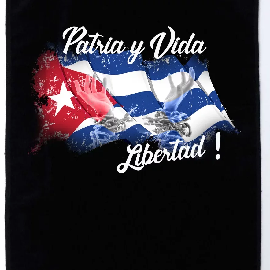 Patria Vida Libertad Cuba Platinum Collection Golf Towel