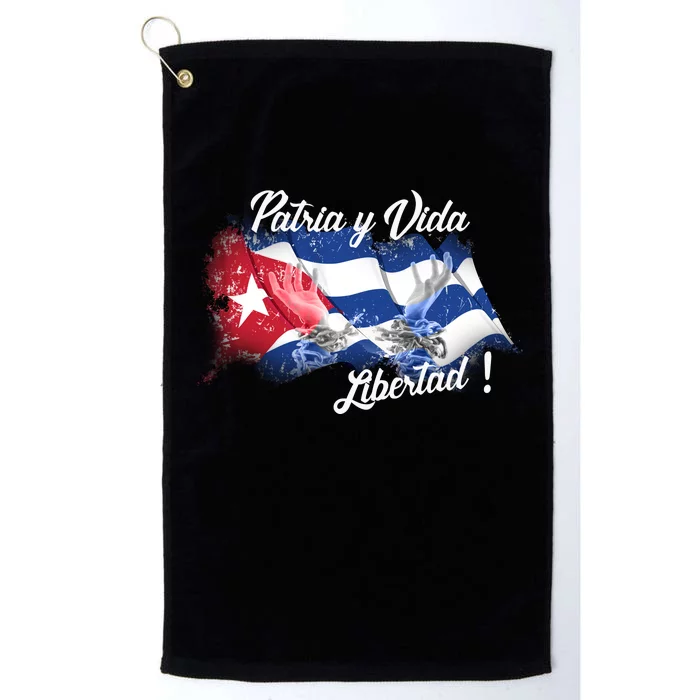 Patria Vida Libertad Cuba Platinum Collection Golf Towel