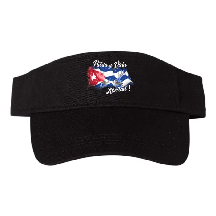 Patria Vida Libertad Cuba Valucap Bio-Washed Visor