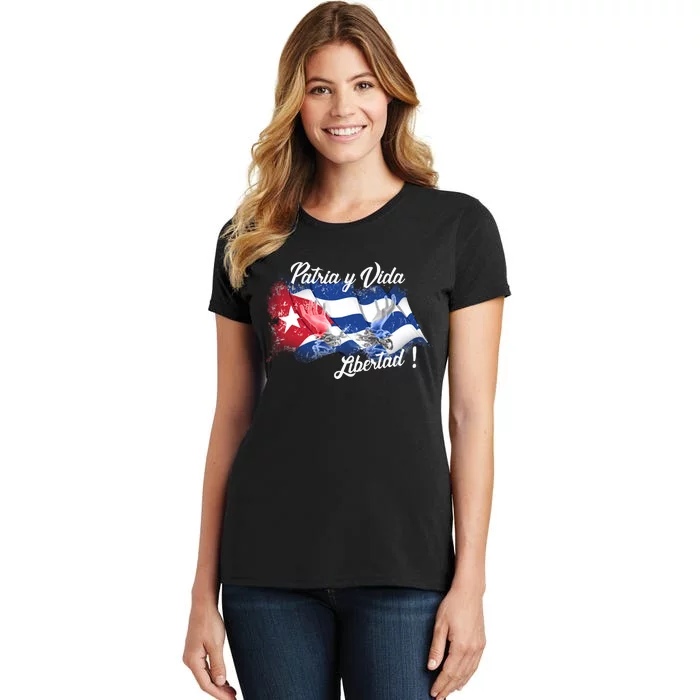 Patria Vida Libertad Cuba Women's T-Shirt