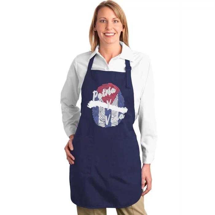 Patria Y Vida Cuba Cuban Freedom Movement Se Acabo Full-Length Apron With Pocket