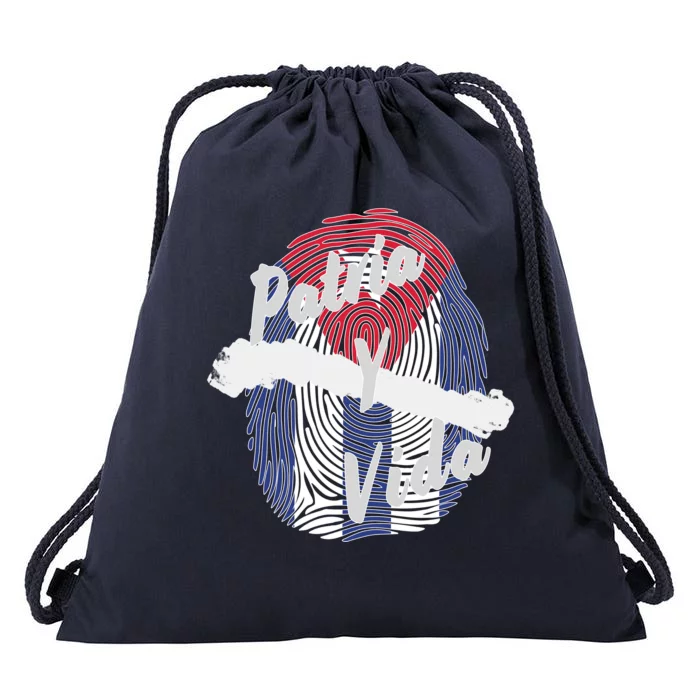 Patria Y Vida Cuba Cuban Freedom Movement Se Acabo Drawstring Bag