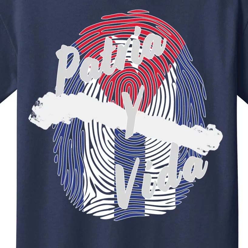 Patria Y Vida Cuba Cuban Freedom Movement Se Acabo Kids T-Shirt