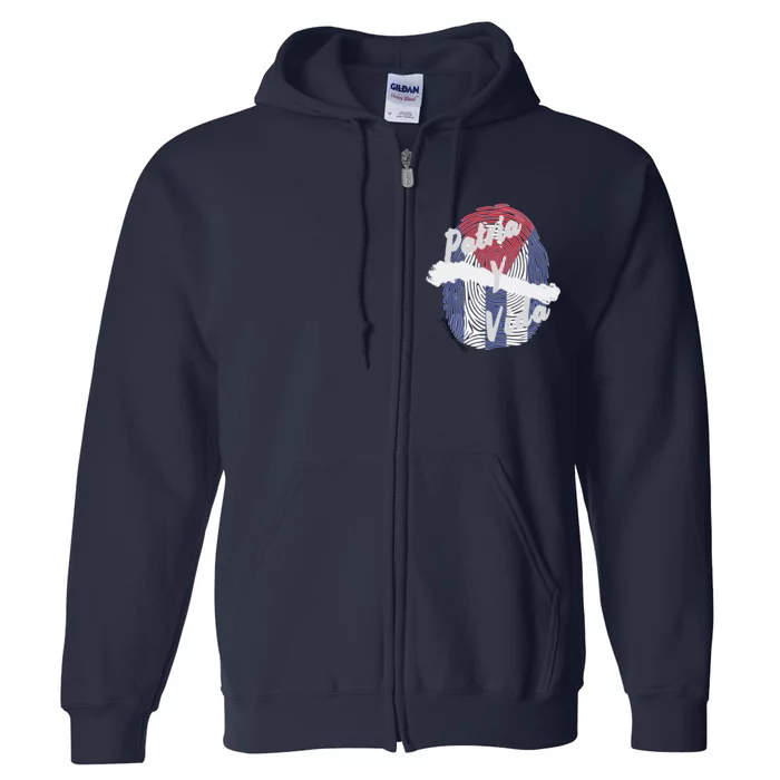 Patria Y Vida Cuba Cuban Freedom Movement Se Acabo Full Zip Hoodie