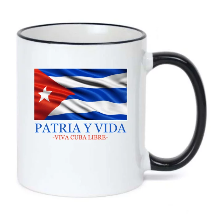 Patria Y Vida Viva Cuba Libre Black Color Changing Mug