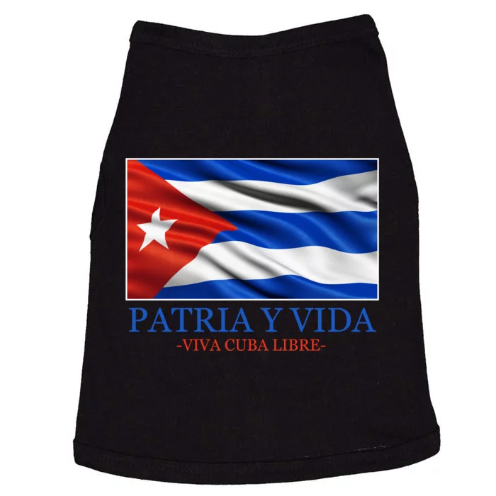 Patria Y Vida Viva Cuba Libre Doggie Tank