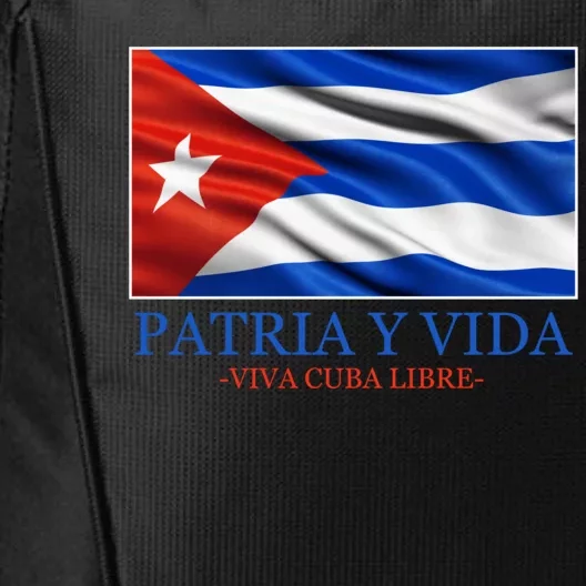 Patria Y Vida Viva Cuba Libre City Backpack