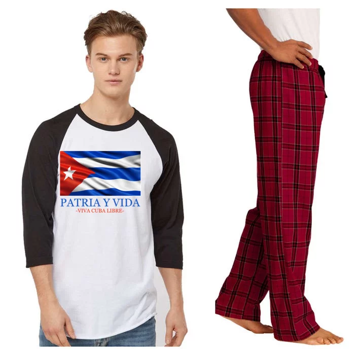 Patria Y Vida Viva Cuba Libre Raglan Sleeve Pajama Set