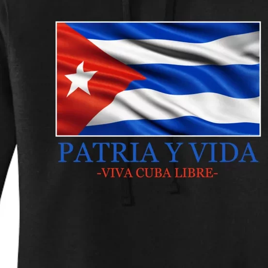 Patria Y Vida Viva Cuba Libre Women's Pullover Hoodie