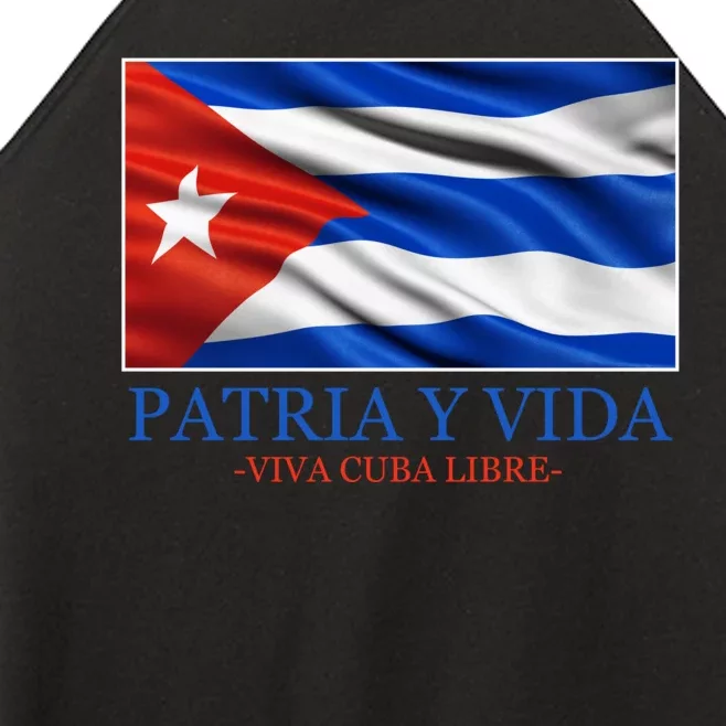 Patria Y Vida Viva Cuba Libre Women’s Perfect Tri Rocker Tank