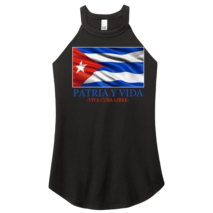 Patria Y Vida Viva Cuba Libre Women’s Perfect Tri Rocker Tank