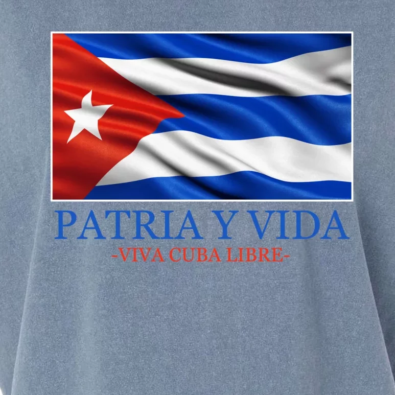 Patria Y Vida Viva Cuba Libre Garment-Dyed Women's Muscle Tee