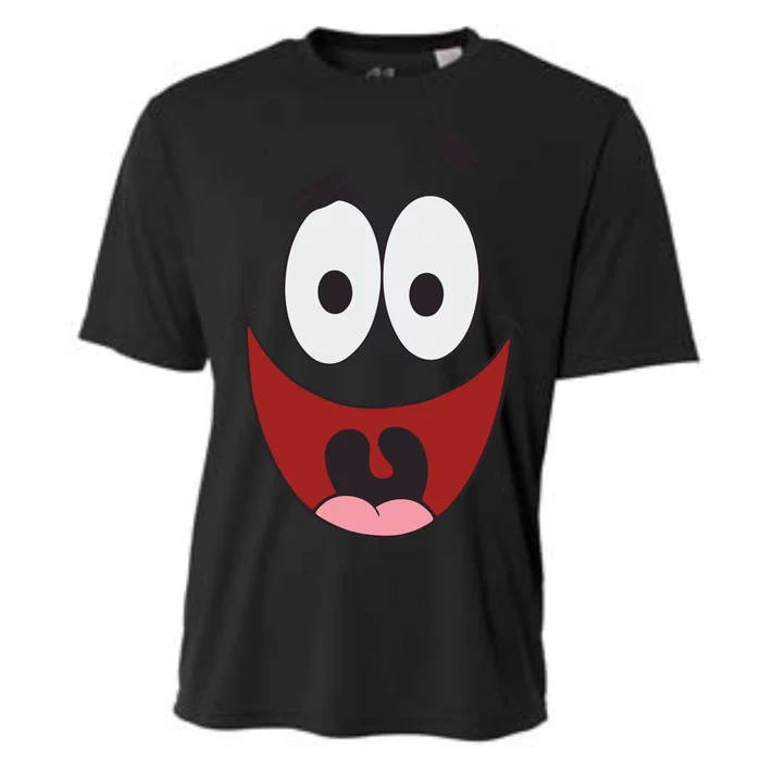 Patrick Cartoon Smile Face Cooling Performance Crew T-Shirt