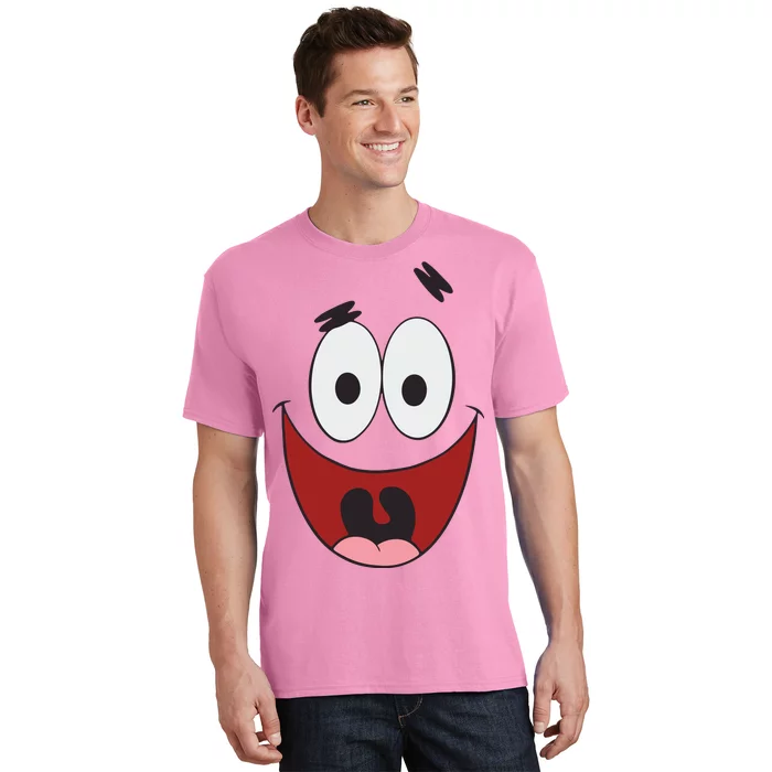 Patrick Cartoon Smile Face T-Shirt