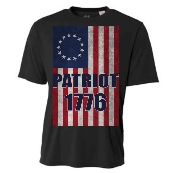 Patriot Betsy Ross Flag 1776 Cooling Performance Crew T-Shirt