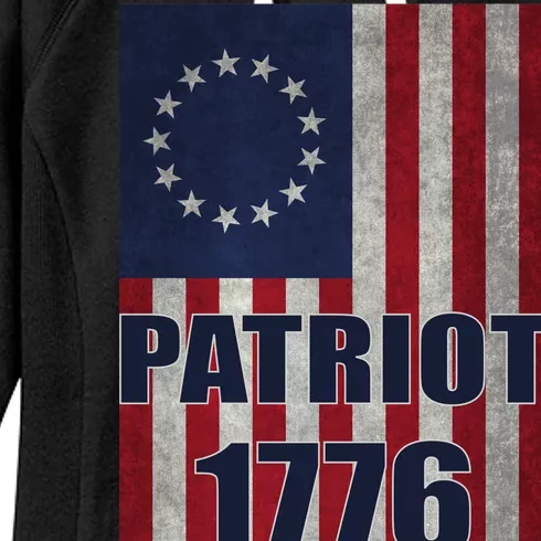 Patriot Betsy Ross Flag 1776 Women's Fleece Hoodie