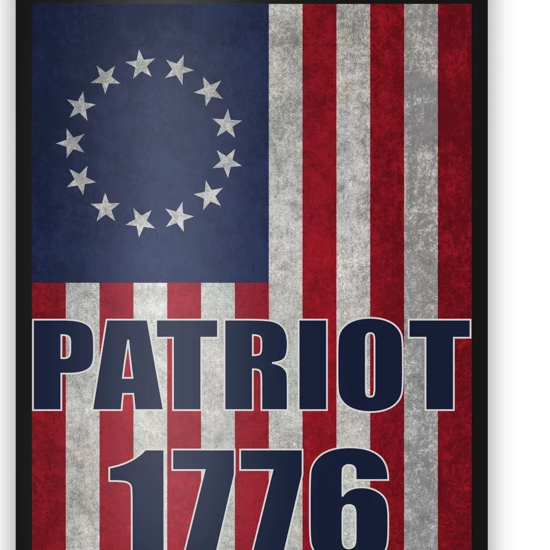 Patriot Betsy Ross Flag 1776 Poster