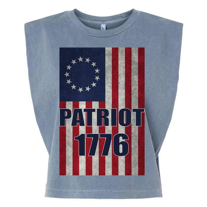 Patriot Betsy Ross Flag 1776 Garment-Dyed Women's Muscle Tee