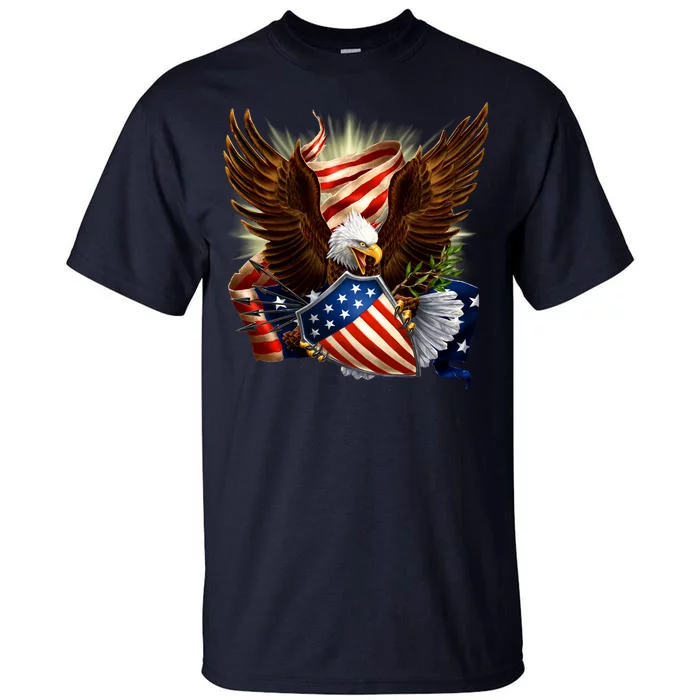 Patriot Eagle American Shield Tall T-Shirt