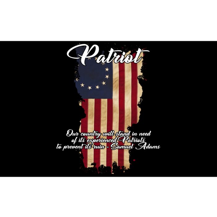 Patriot Founding Fathers Quote Betsy Ross Flag Bumper Sticker