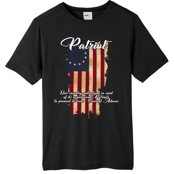 Patriot Founding Fathers Quote Betsy Ross Flag ChromaSoft Performance T-Shirt