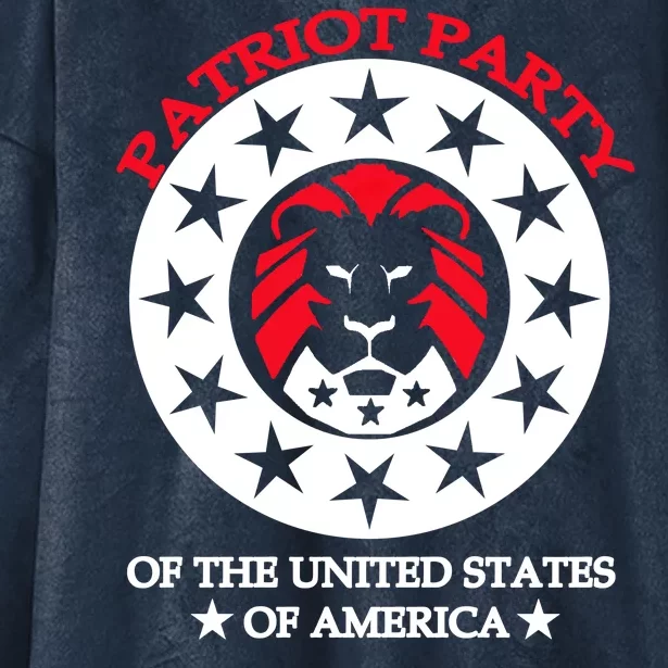 Patriot Party Of The United States Of America Hooded Wearable Blanket